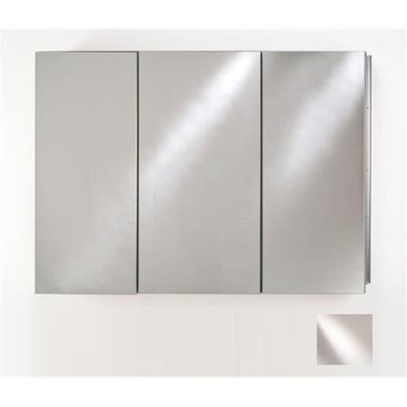 AFINA CORPORATION Afina Corporation TD4830RBRDPE 48 in.x 30 in.Broadway Recessed Triple Door Cabinet- Polished TD4830RBRDPE